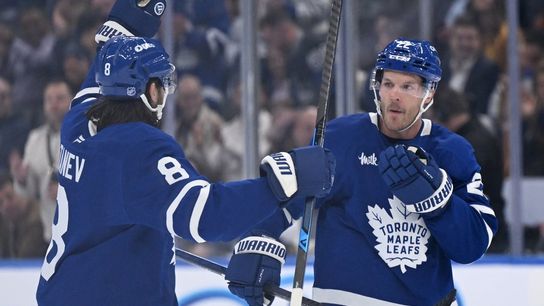 Leafs to face Mammoth without 'heart-and-soul guy' Chris Tanev (NHL). Photo by Dan Hamilton
