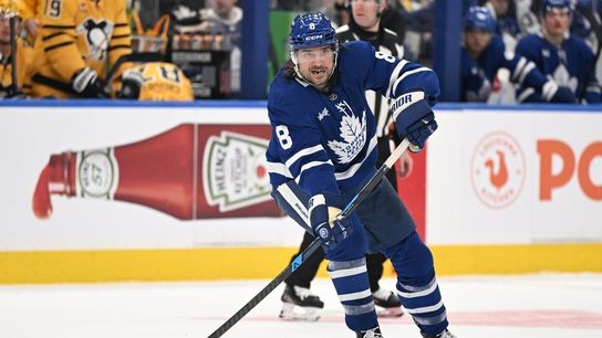 Leafs D Chris Tanev (upper body) is week-to-week (NHL). Photo by Dan Hamilton