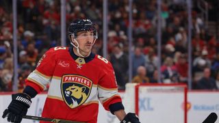 Start of season in doubt for Panthers F Brad Marchand (NHL). Photo by Sam Navarro-Imagn Images