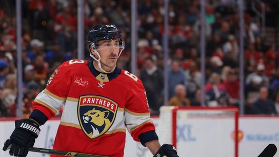 Start of season in doubt for Panthers F Brad Marchand (NHL). Photo by Sam Navarro-Imagn Images