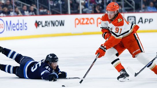 Ducks bounce back, snap Jets' winning streak (NHL). Photo by Terrence Lee