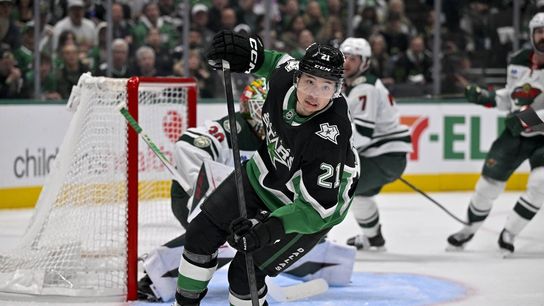 Jason Robertson signs 1-year deal to remain with Stars (NHL). Photo by Jerome Miron-Imagn Images
