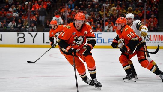 Ducks open season with playoff rematch at Golden Knights (NHL). Photo by Gary A. Vasquez