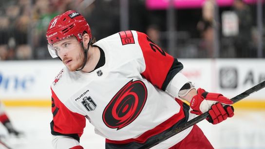 Canes hope Alexander Nikishin's holdout near conclusion (NHL). Photo by Lucas Peltier