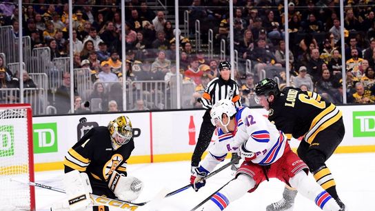 Bruins win 11th straight home opener with late surge past Rangers (NHL)