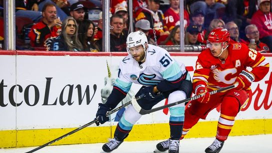 Kraken eager to douse Flames again in home opener (NHL)