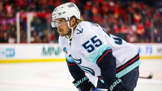 Kraken D Ryan Lindgren placed on IR, out 4-6 weeks (NHL). Photo by Sergei Belski