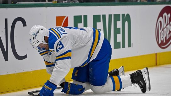 Blues F Alexey Toropchenko (upper-body injury) out at least 6 weeks (NHL)
