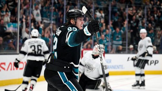 Igor Chernyshov's OT goal lifts Sharks past Kings (NHL). Photo by Robert Edwards