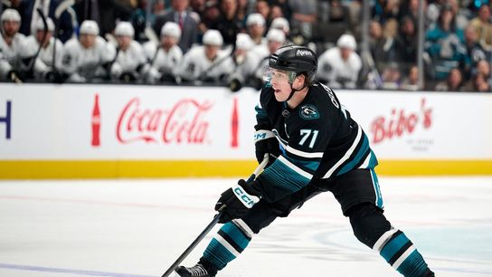 Sharks star Macklin Celebrini scratched at Stars with lower-body injury (NHL)