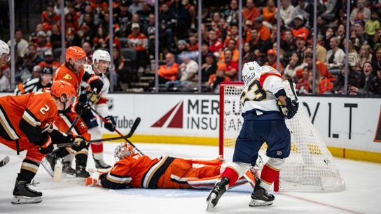 In road trip finale, Panthers aim to spoil Kings' home opener (NHL). Photo by Corinne Votaw