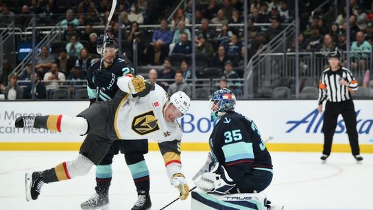 Golden Knights score 3 special teams goals, rout Kraken  (NHL). Photo by Steven Bisig