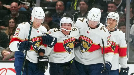Report: Panthers' Brad Marchand week-to-week with leg injury (NHL)