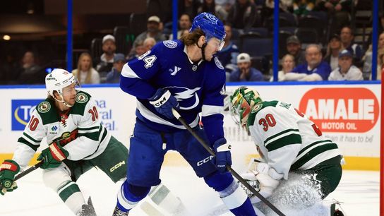 John Carlson scores first 2 goals with Lightning in win over Wild (NHL). Photo by Kim Klement Neitzel