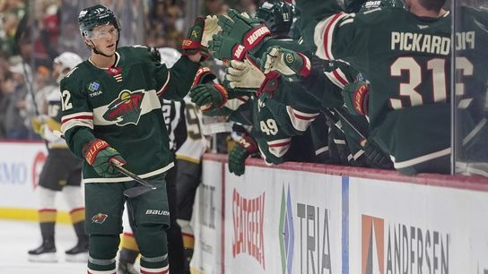 Wild make first-period flurry hold up in win over Golden Knights (NHL). Photo by Bruce Kluckhohn