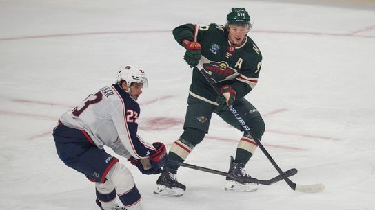 Kirill Kaprizov nets 10th goal in 9 games, pacing Wild past Jackets  (NHL). Photo by Matt Blewett