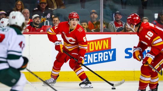 Aydar Suniev shines again, Flames beat Wild (NHL). Photo by Sergei Belski