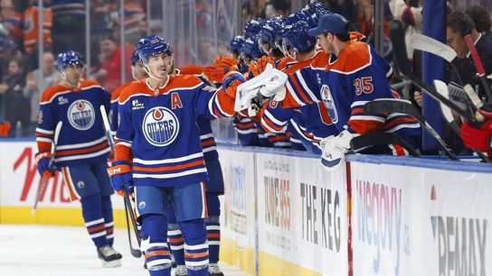 Ryan Nugent-Hopkins leads Oilers over Hurricanes with shootout goal (NHL). Photo by Perry Nelson