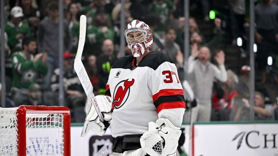Devils need new goalie Connor Hellebuyck's best against Golden Knights (NHL)