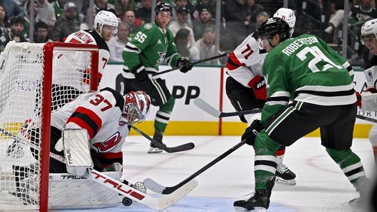 NHL roundup: Connor Hellebuyck shuts down Stars to win Devils debut (NHL)