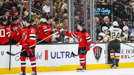 Arseny Gritsyuk, Jack Hughes score twice as Devils beat Knights (NHL)