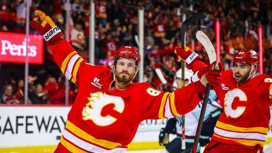Flames bounce back from shutout loss, sink Kraken (NHL)